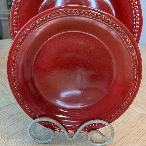 Pier 1 Spice Route Paprika Salad Plate (4)
